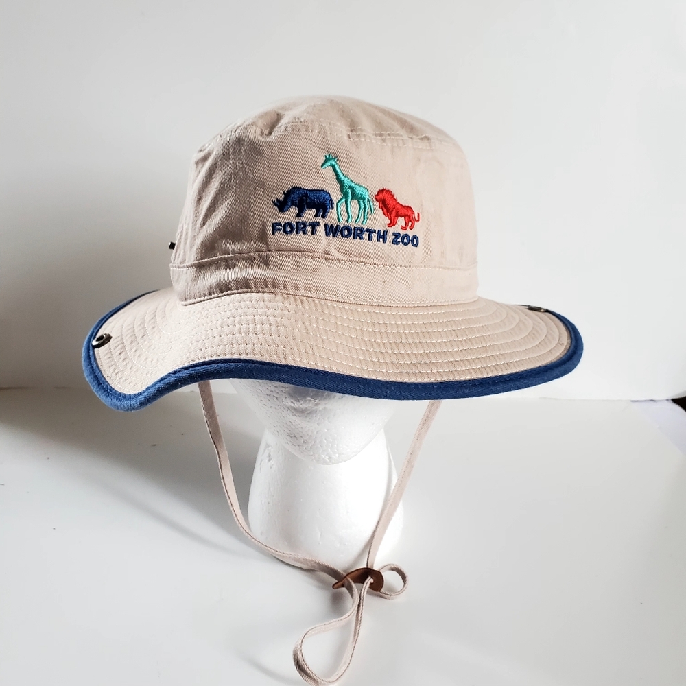 Fort Worth Zoo Tan Safari Hat